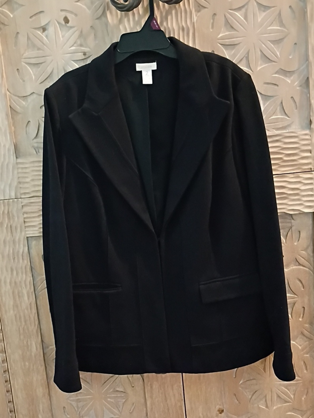 Chico's Black Tailored Women's Blazer Jacket
